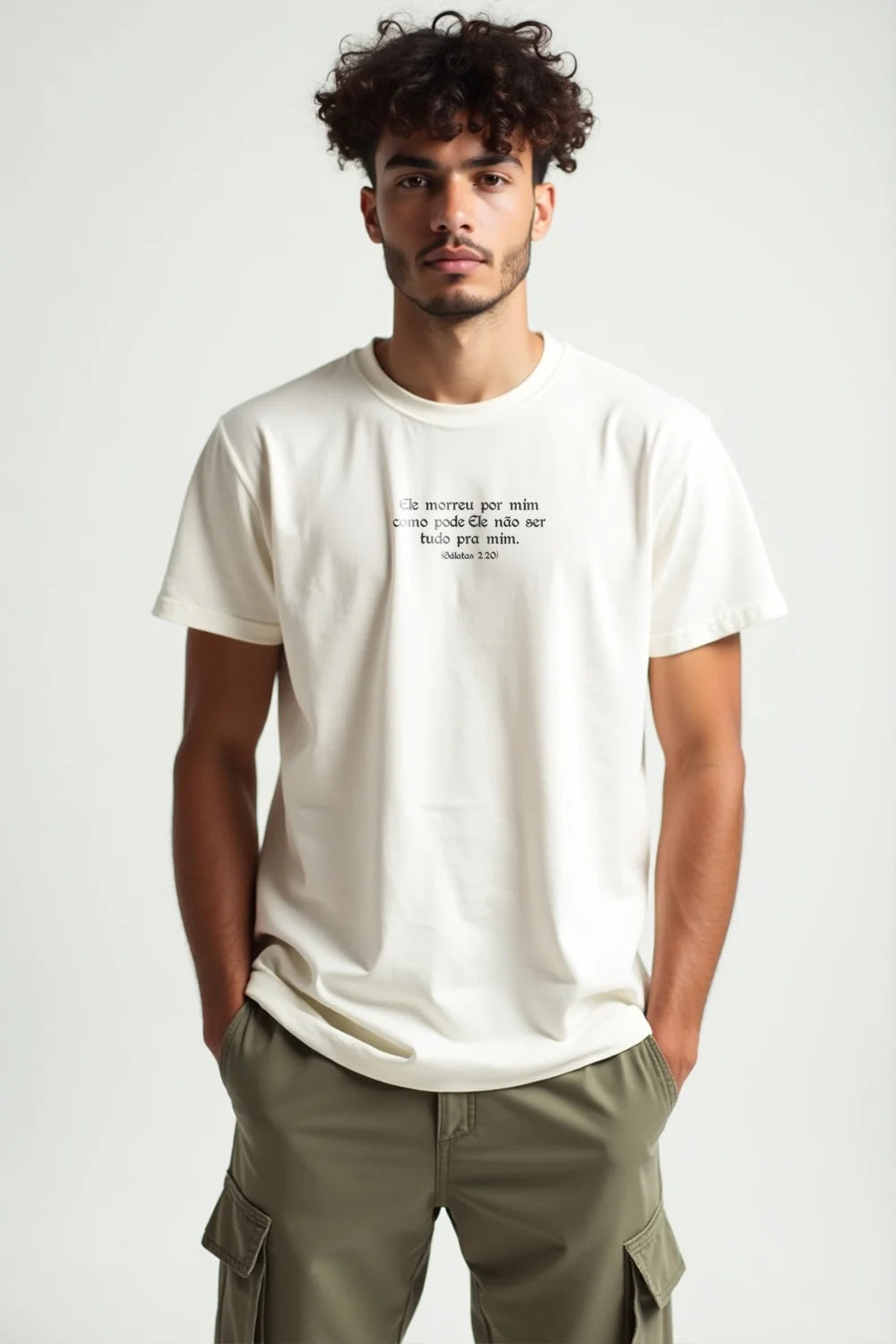 Camisa Básica Ele Morreu por Mim