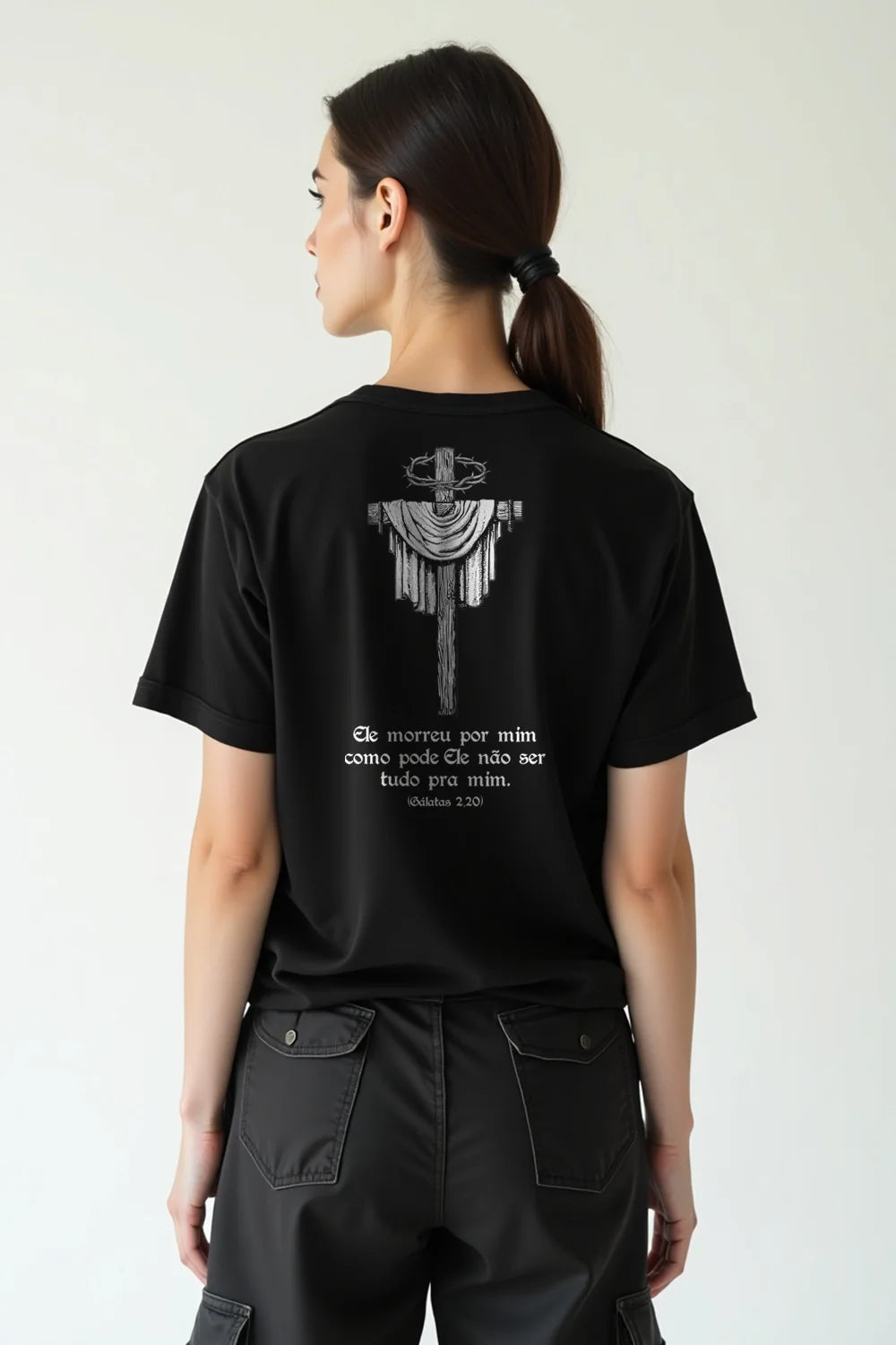 Camisa Básica Ele Morreu por Mim