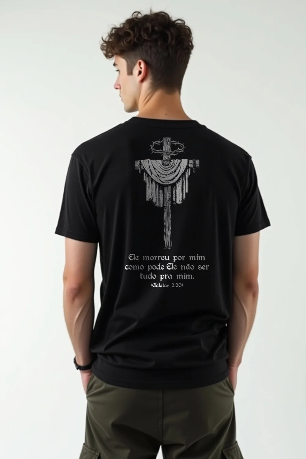 Camisa Básica Ele Morreu por Mim