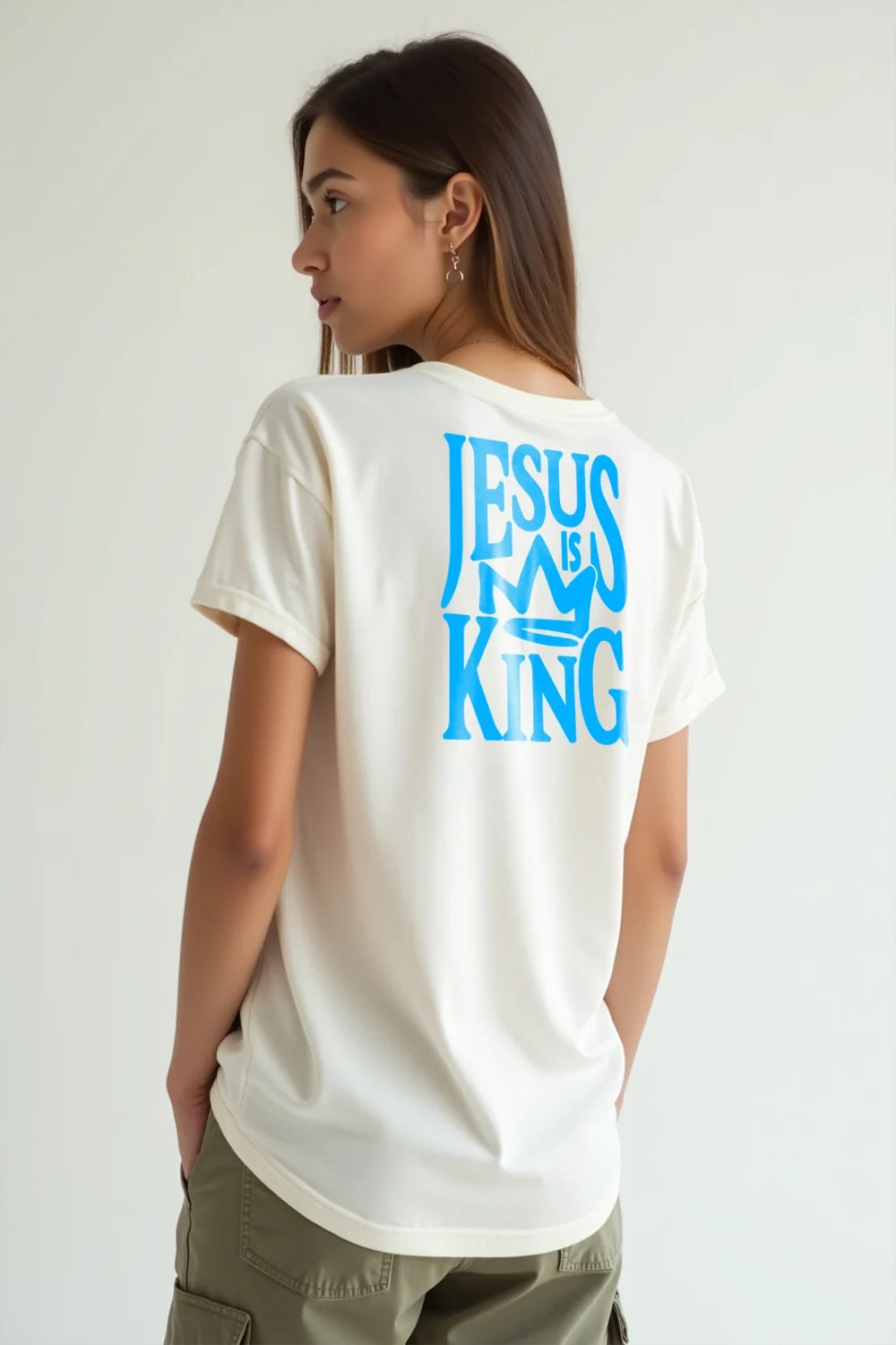 Camisa Básica Jesus is King