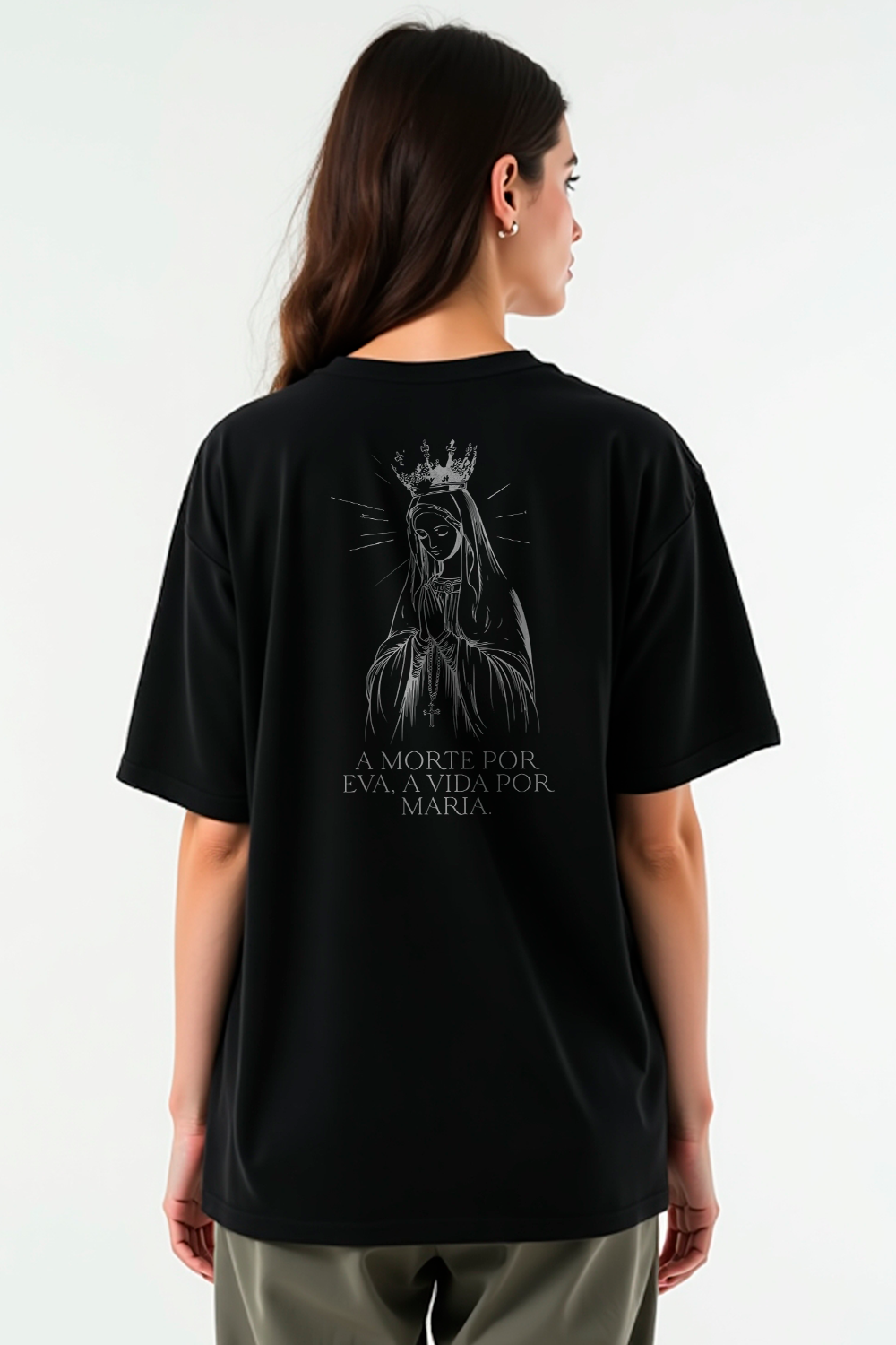 Camisa Oversized Nsa de Fátima