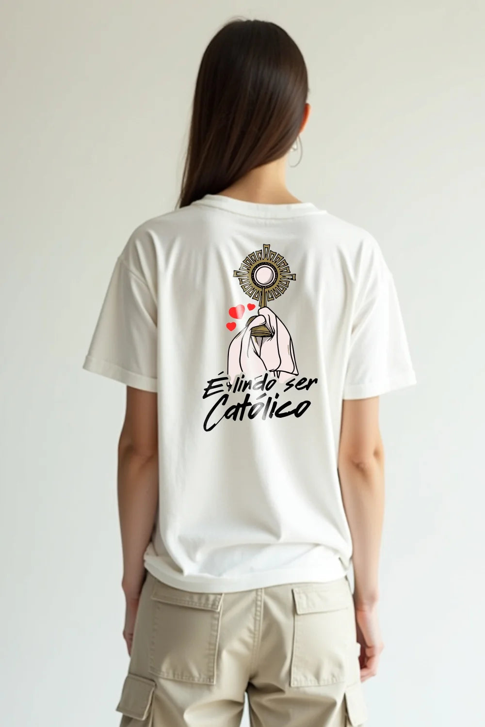 Camisa Básica É Lindo Ser Católico