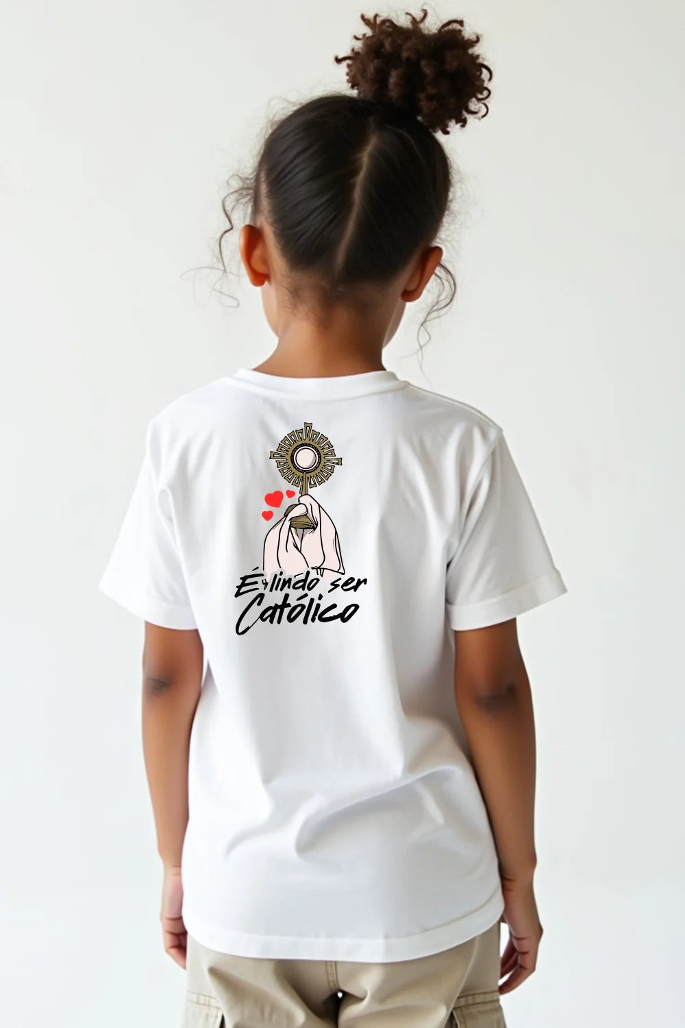 Camisa Infantil É Lindo ser Católico
