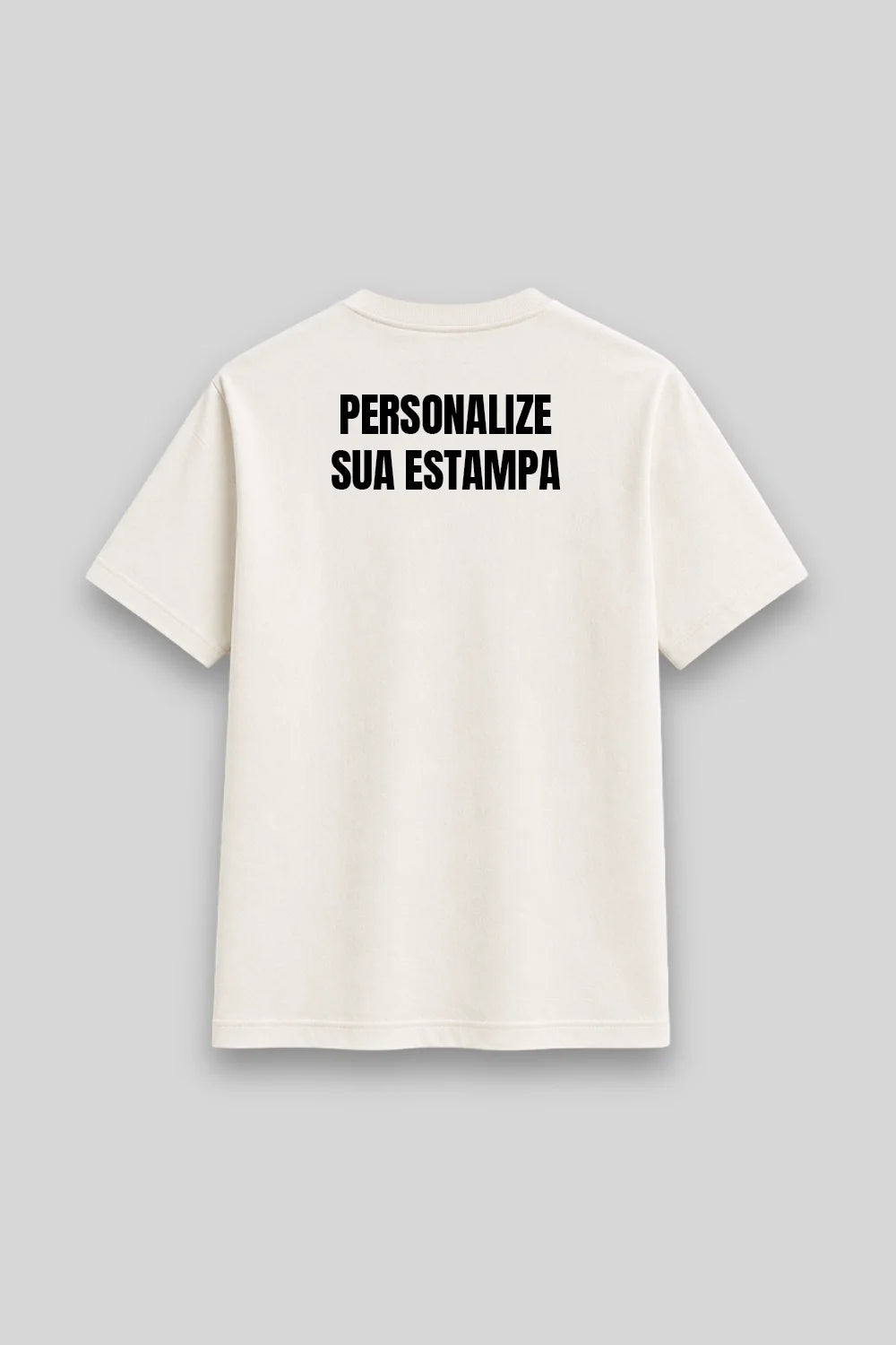 Camisa Básica Personalizada - Monte sua Estampa