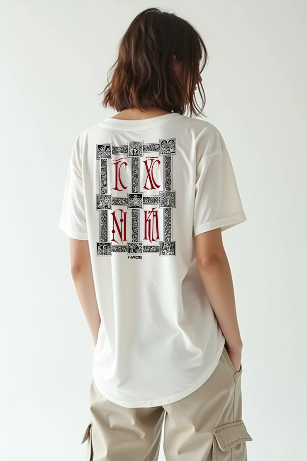 Camisa Oversized Cristogramas