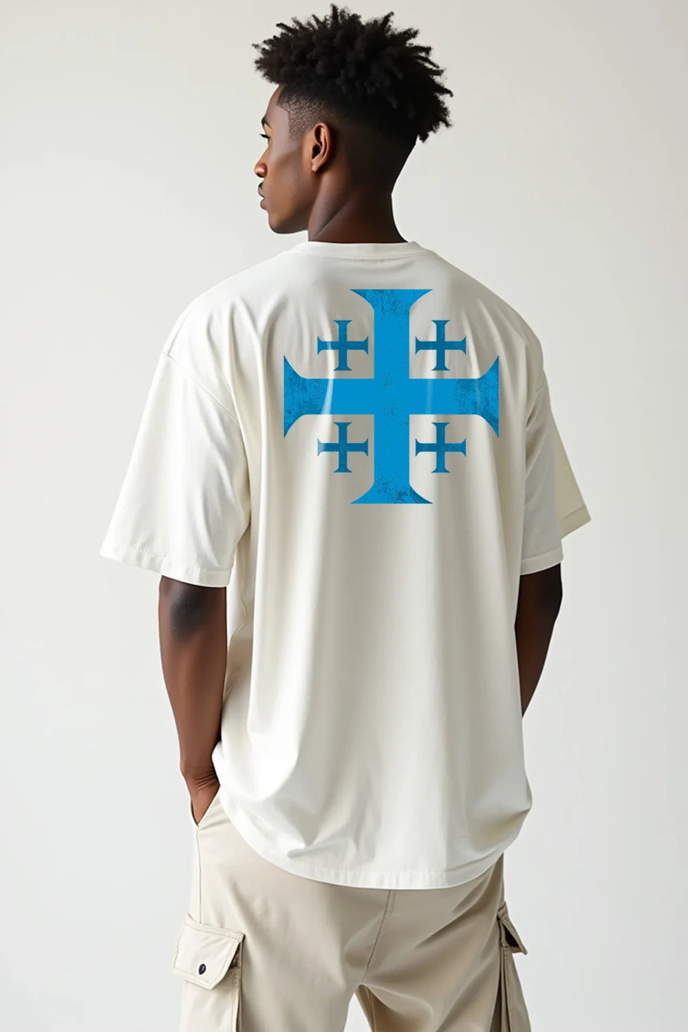 Camisa Oversized Cruz Templária