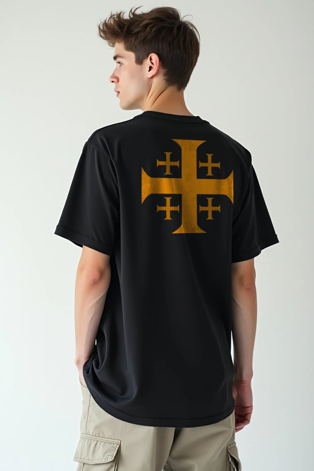Camisa Oversized Cruz Templária