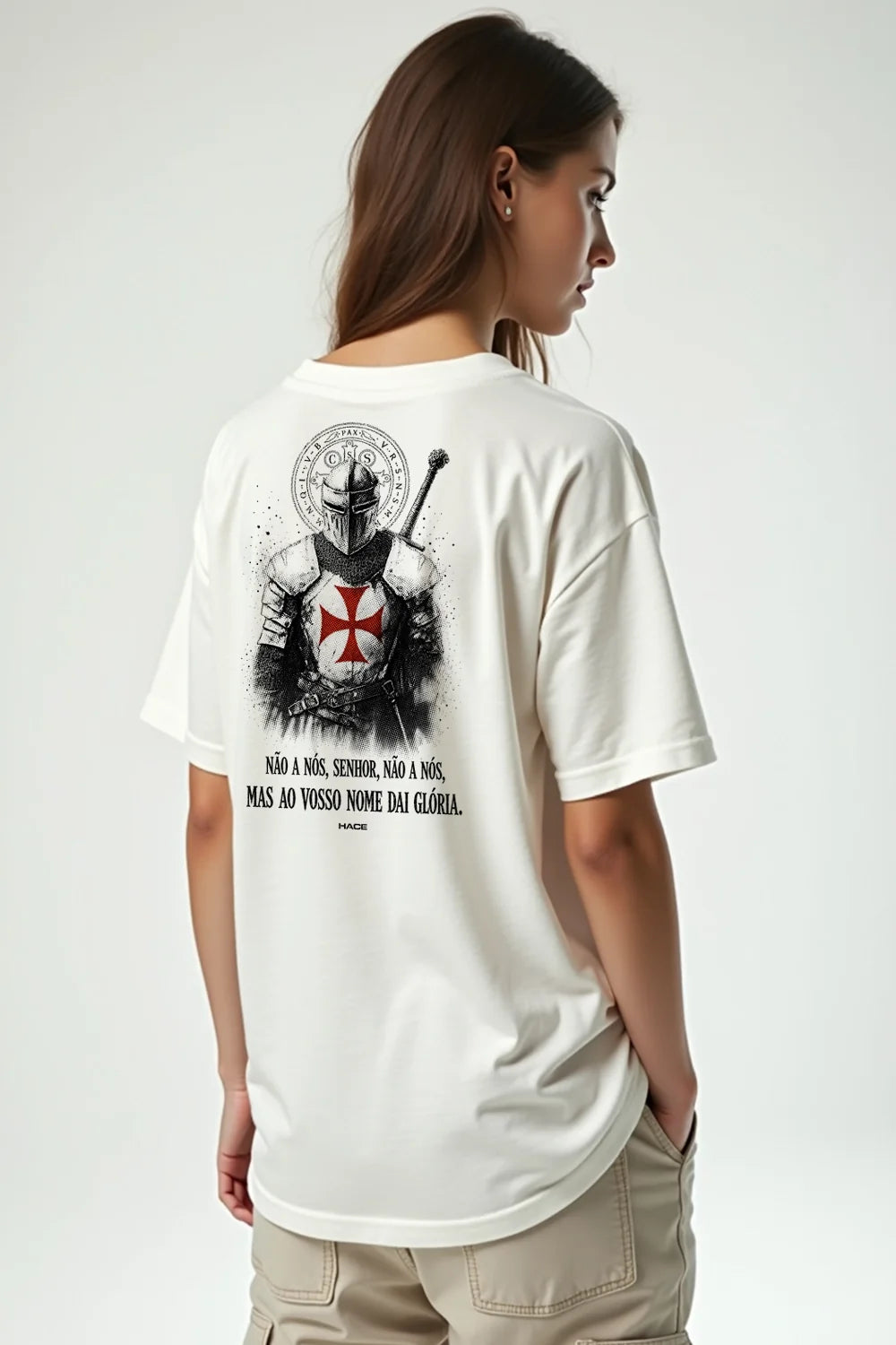 Camisa Oversized Guerreiro Templário