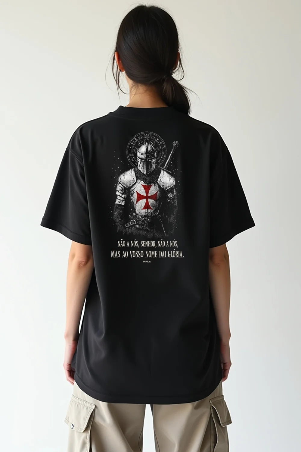 Camisa Oversized Guerreiro Templário