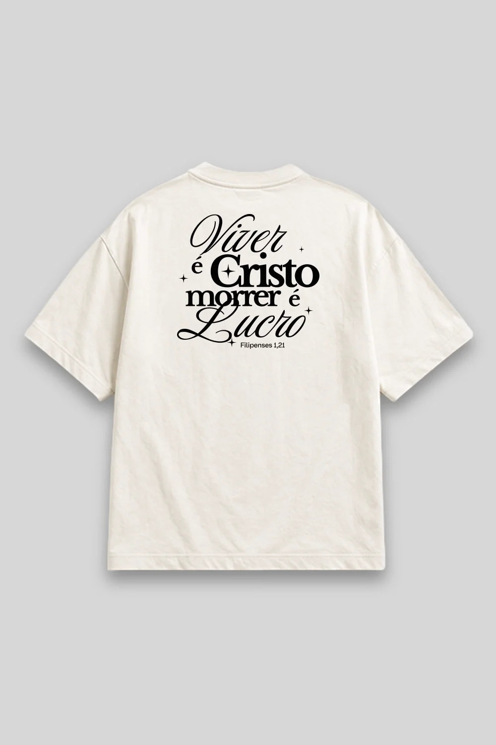 Camisa Oversized Viver é Cristo