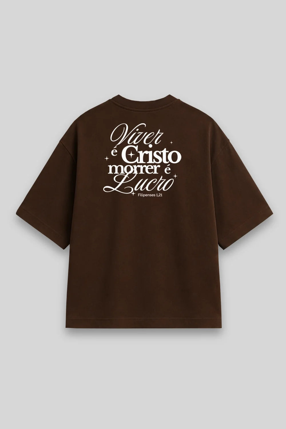 Camisa Oversized Viver é Cristo
