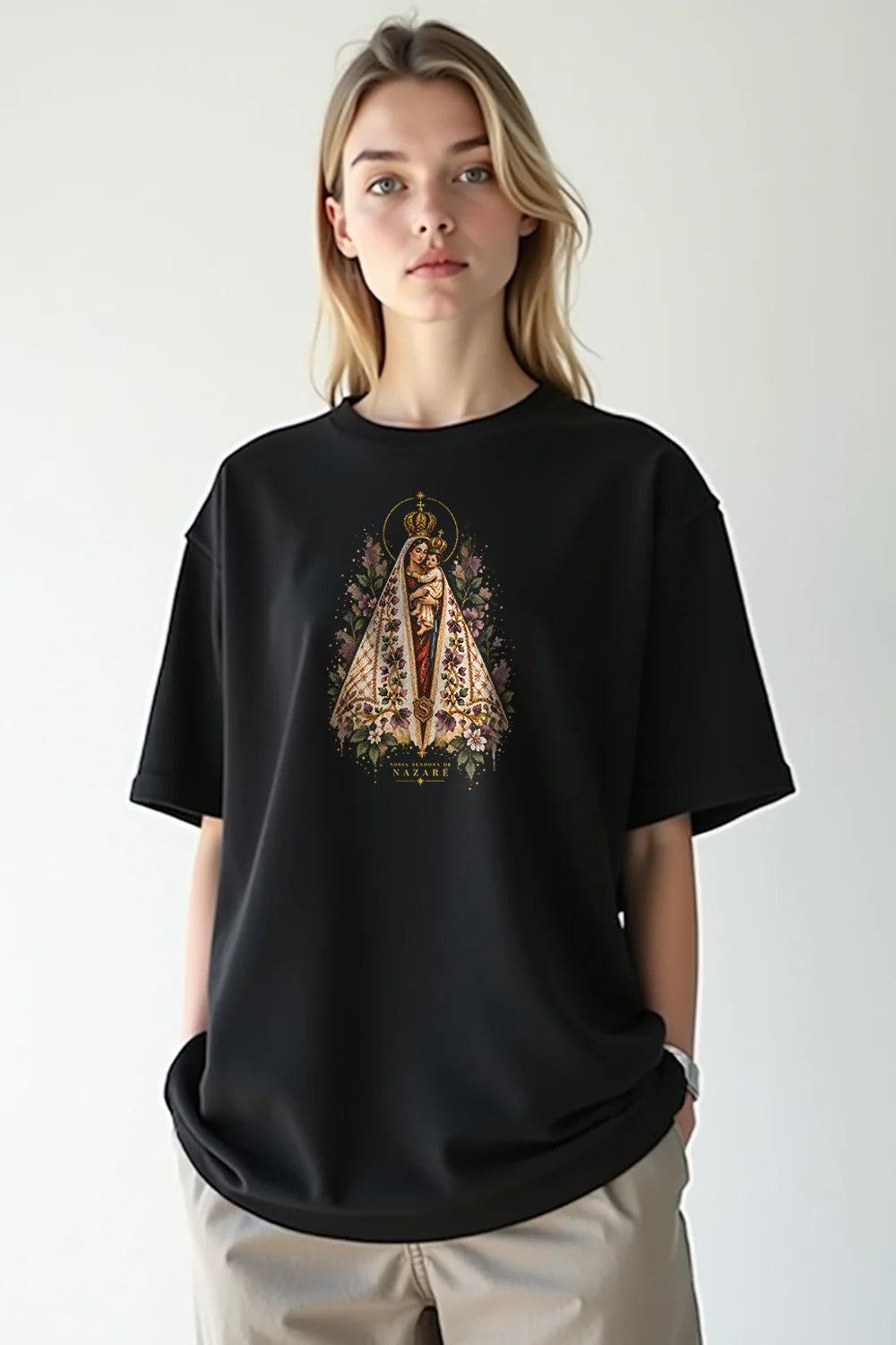 Camisa Oversized Nossa Senhora de Nazaré