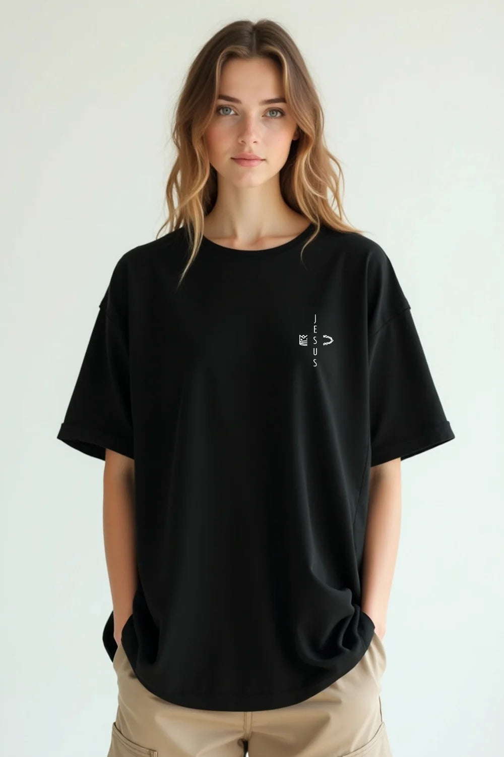 Camisa Oversized Da Cruz à Coroa