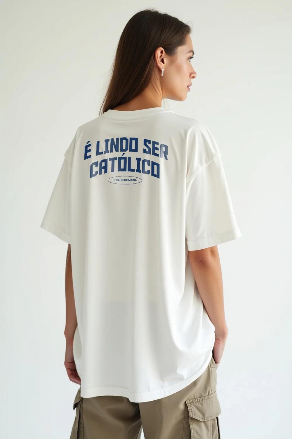 Camisa Oversized Orgulho de ser Católico