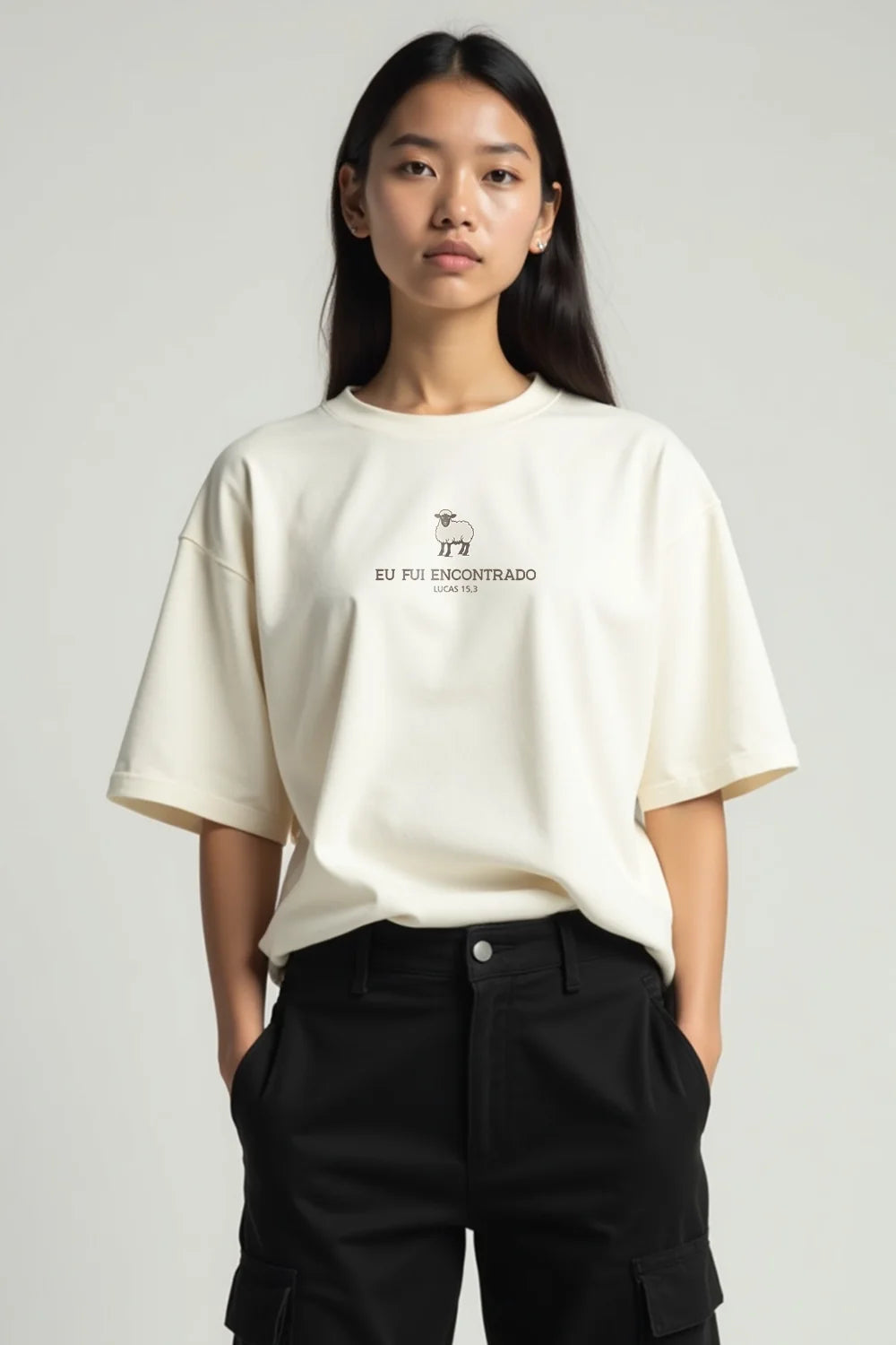 Camisa Oversized Encontrado - Lc 15.3