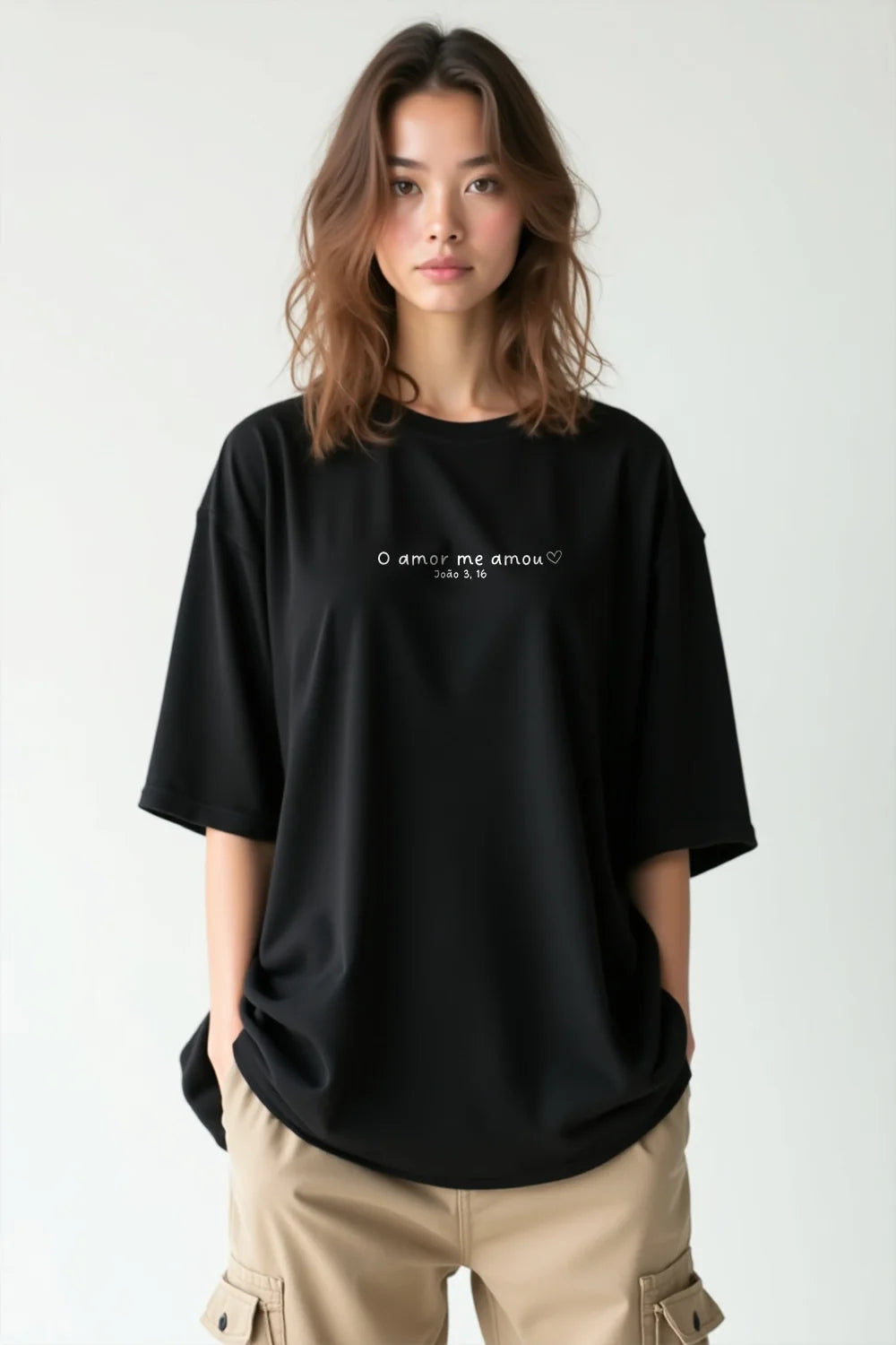 Camisa Oversized O Amor Me Amou