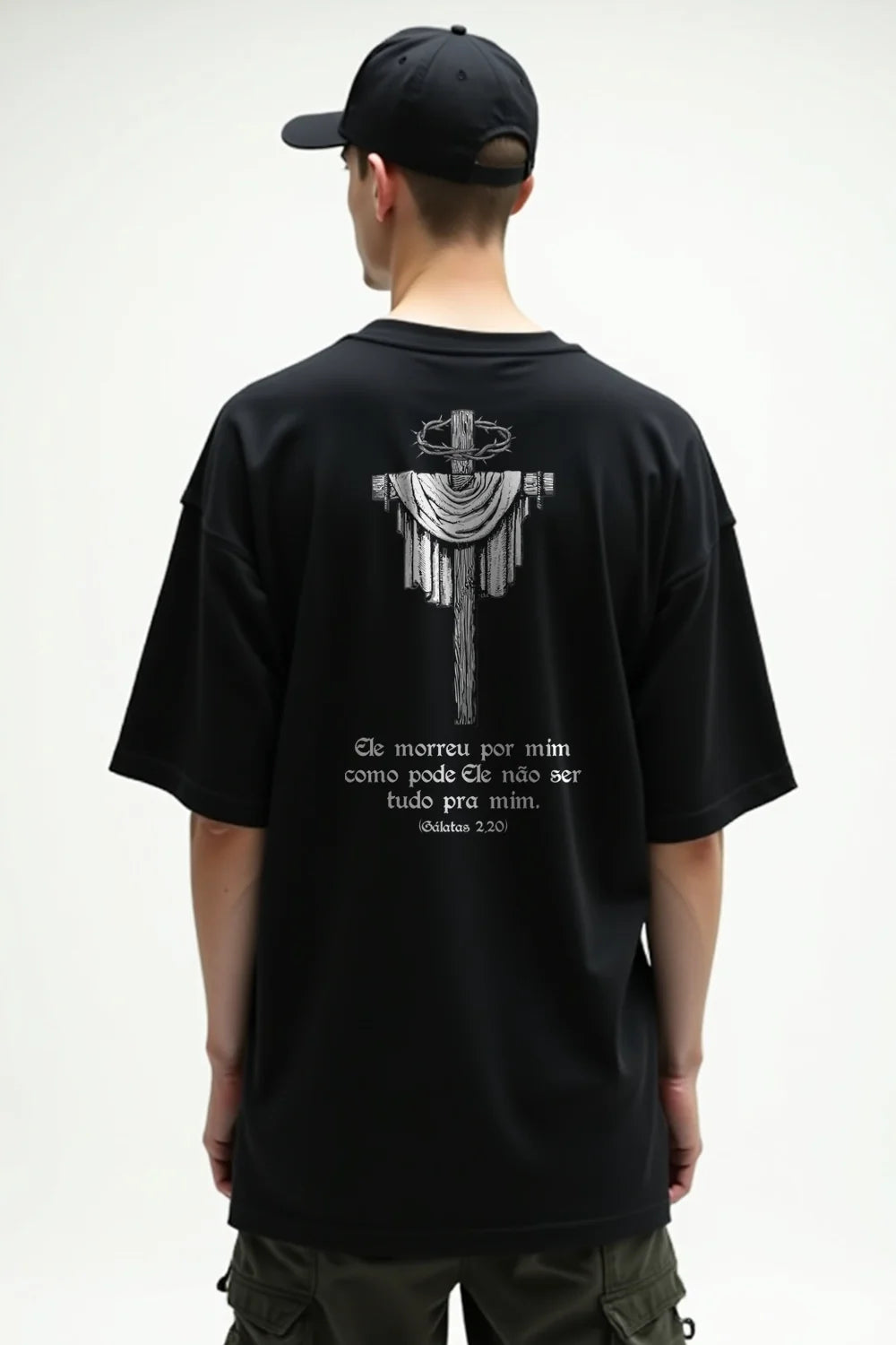 Camisa Oversized Ele Morreu por Mim