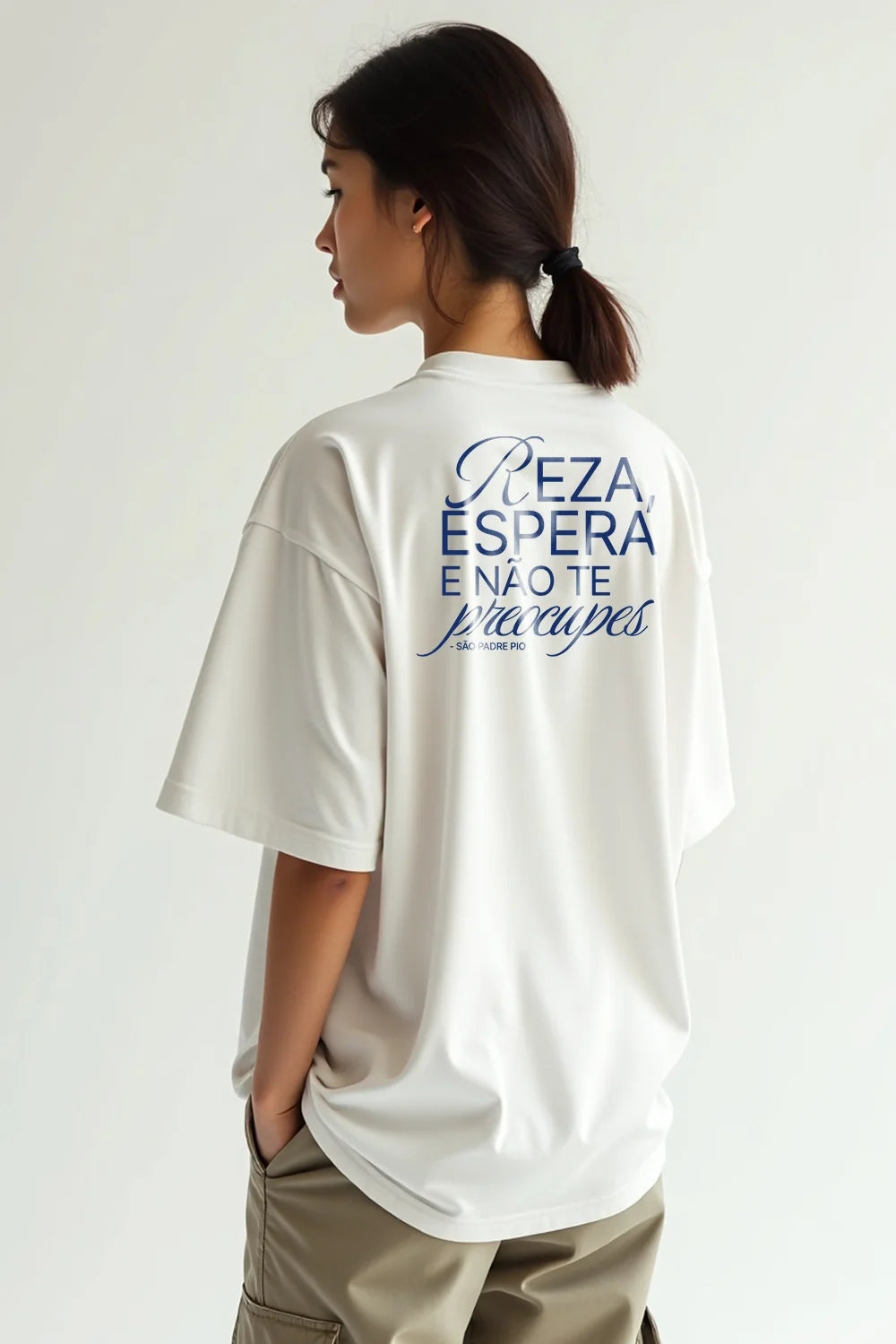 Camisa Oversized São Padre Pio