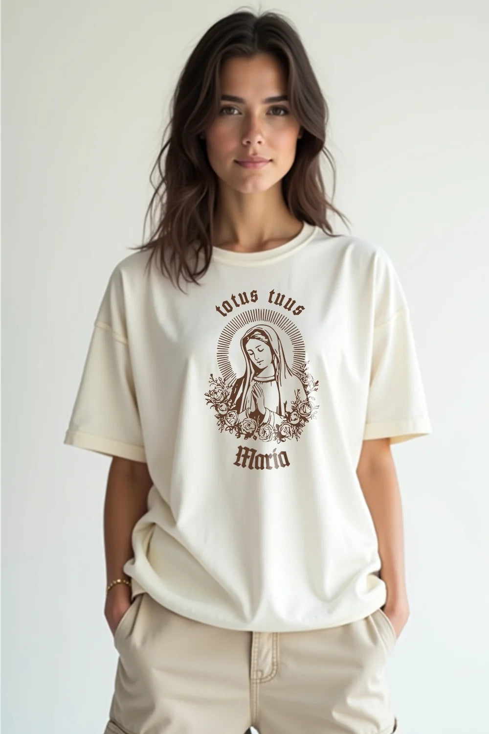 Camisa Oversized Totus Tuus