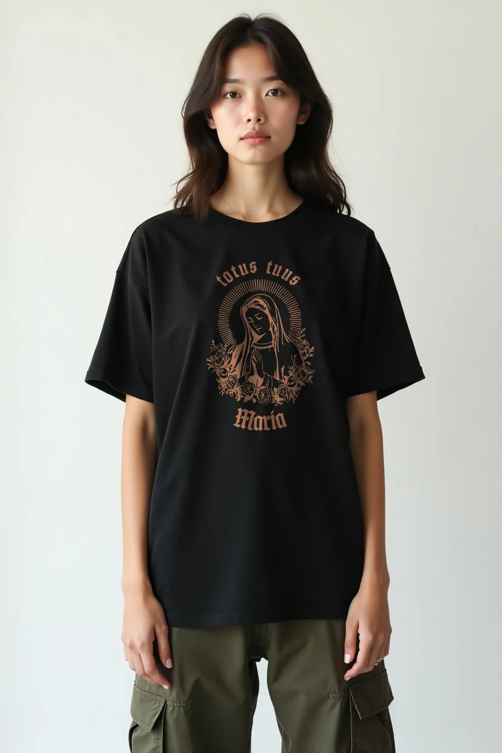 Camisa Oversized Totus Tuus