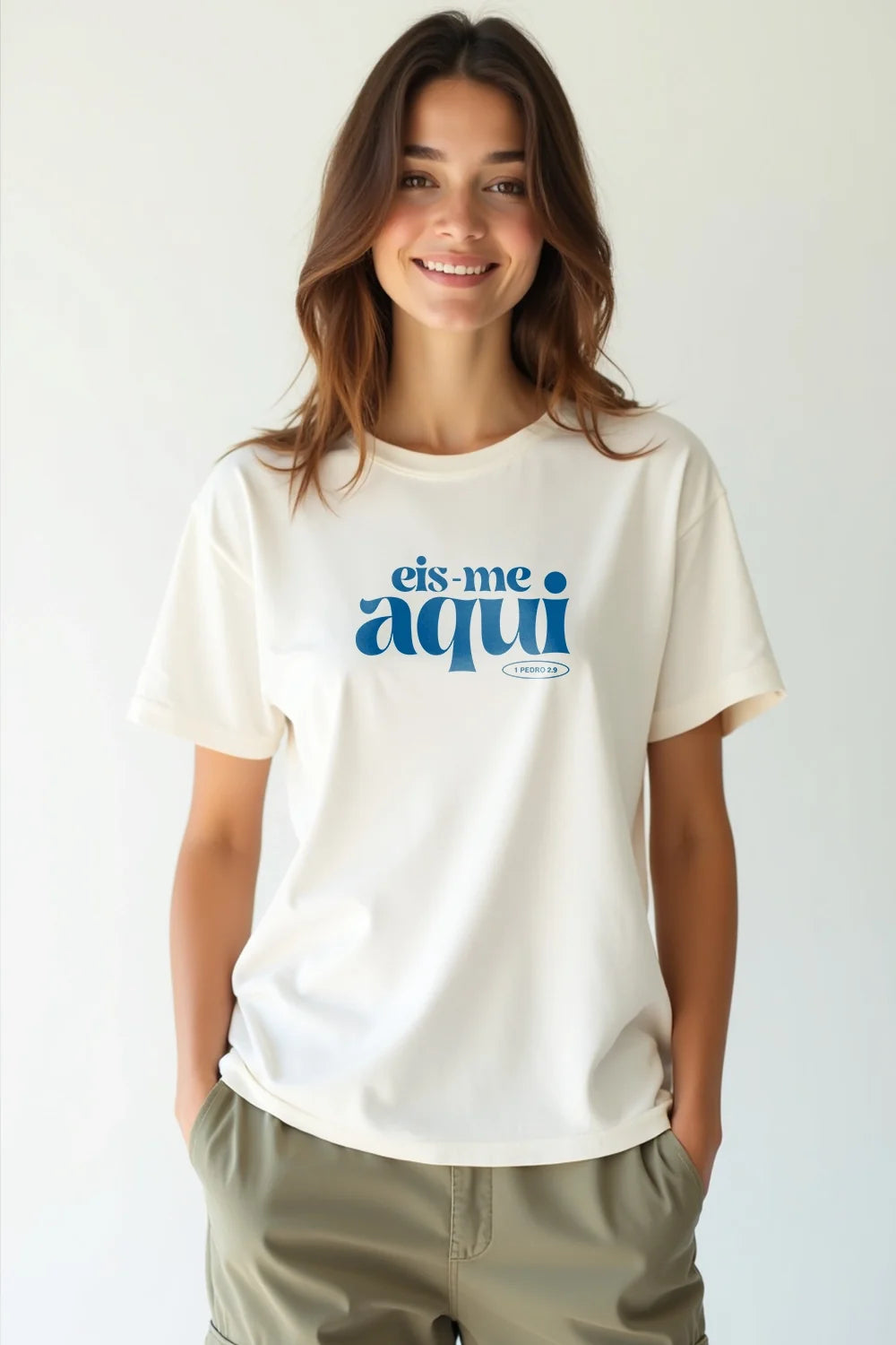 Camisa Básica Eis-me Aqui