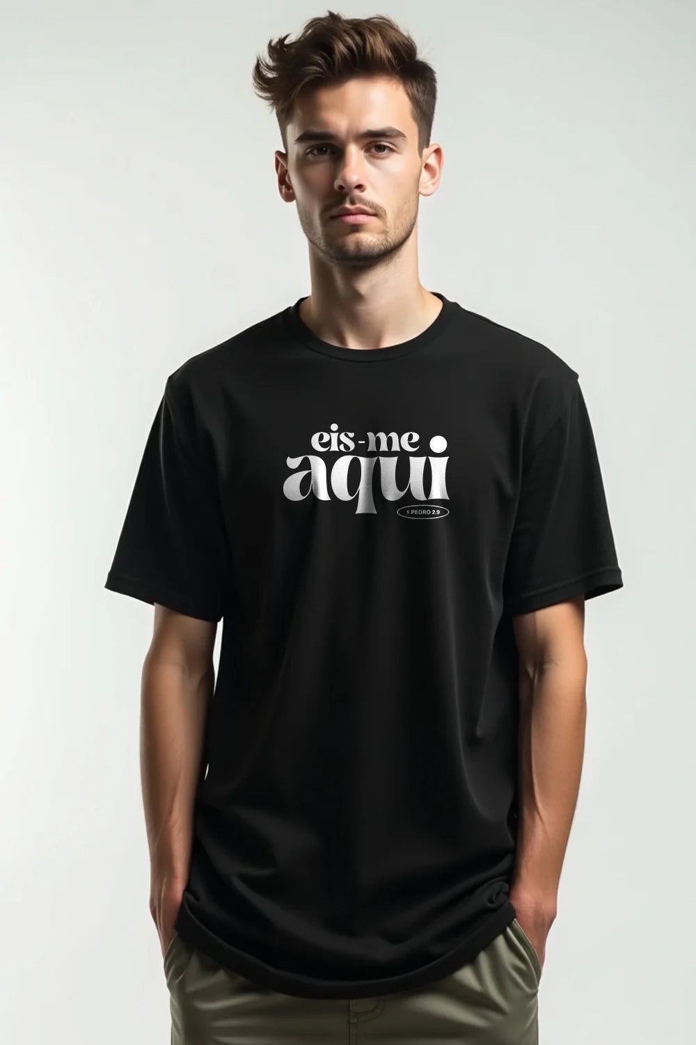 Camisa Básica Eis-me Aqui