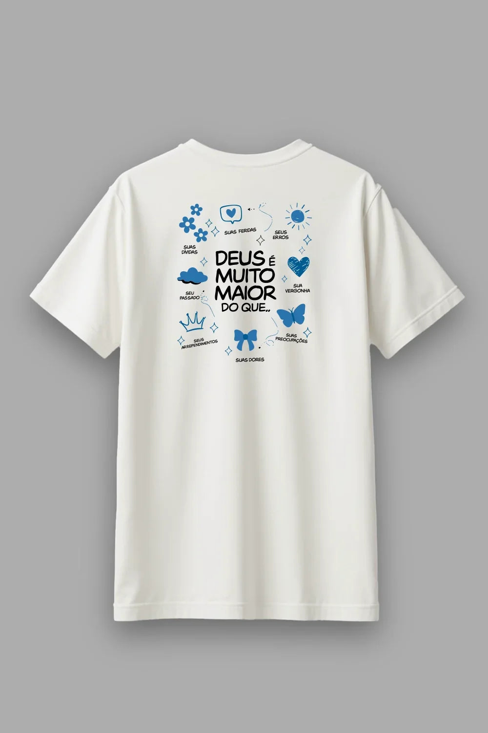 [Outlet] Camisa Básica Deus é Maior