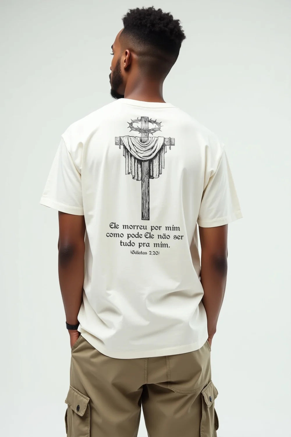 Camisa Básica Ele Morreu por Mim