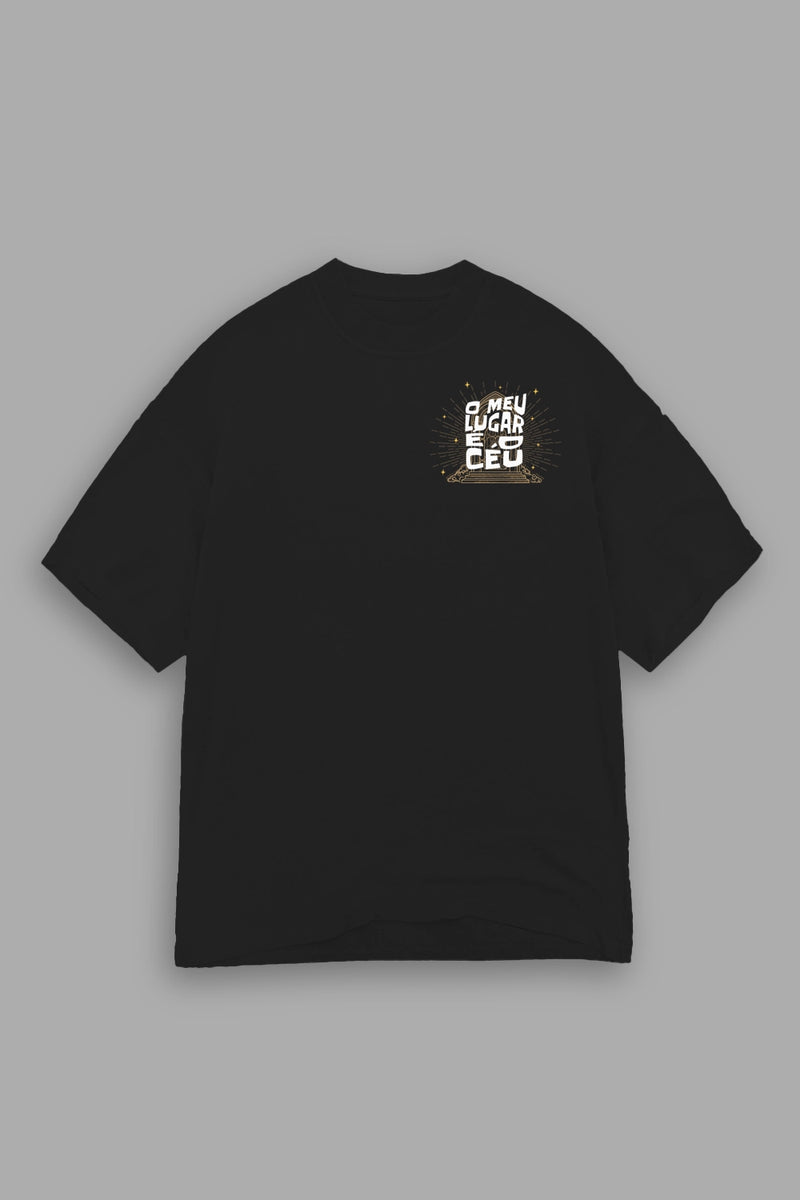 Camisa Oversized O Meu Lugar é o Céu