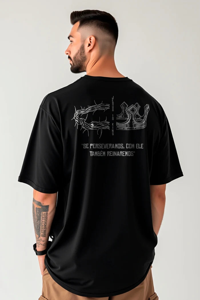 Camisa Oversized Da Cruz à Coroa
