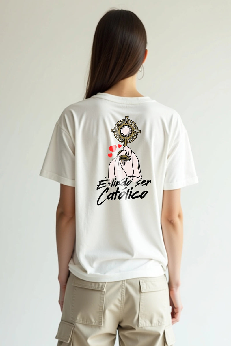 Camisa Básica É Lindo Ser Católico
