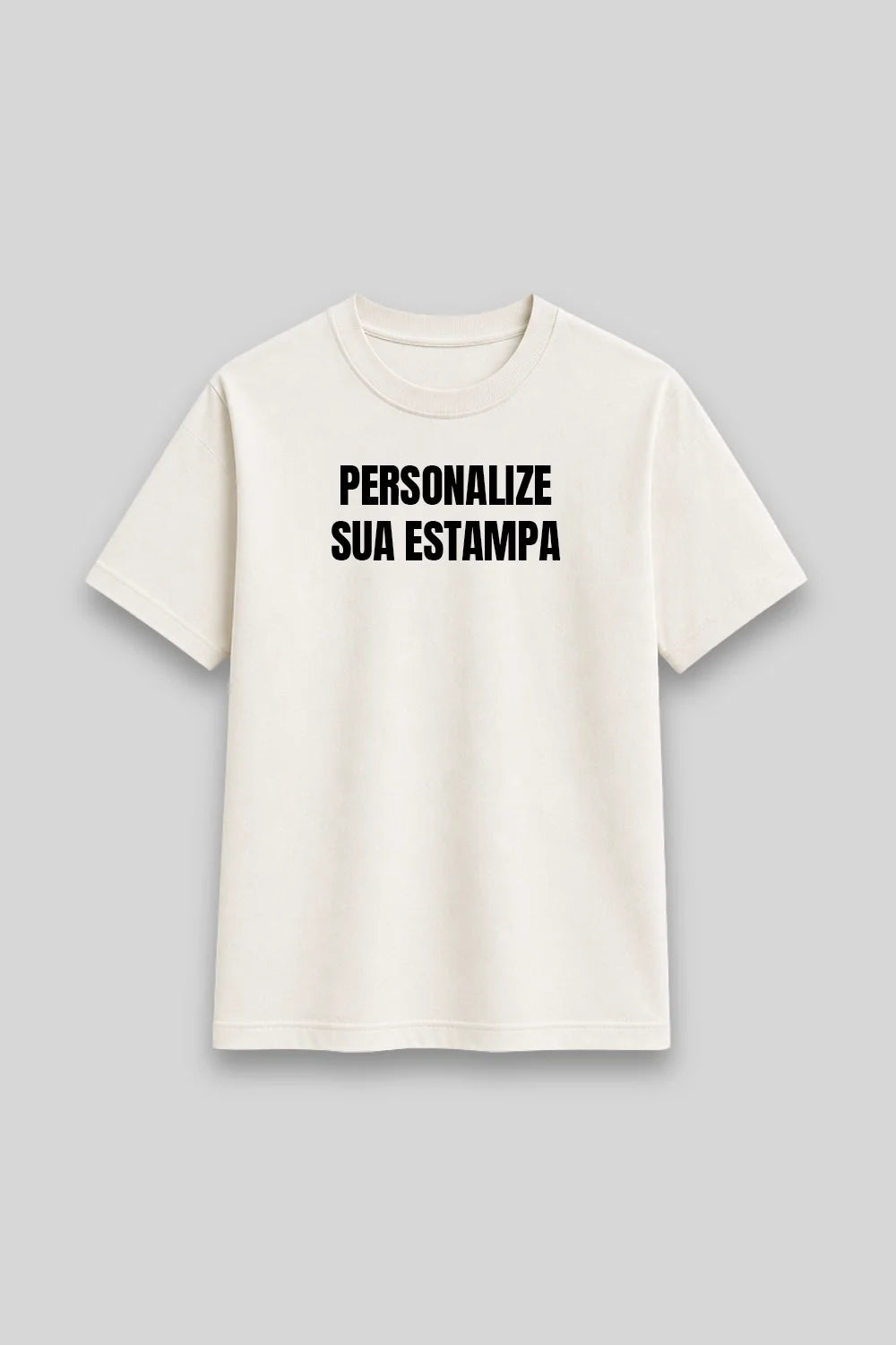 Camisa Básica Personalizada - Monte sua Estampa