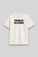 Camisa Básica Personalizada - Monte sua Estampa