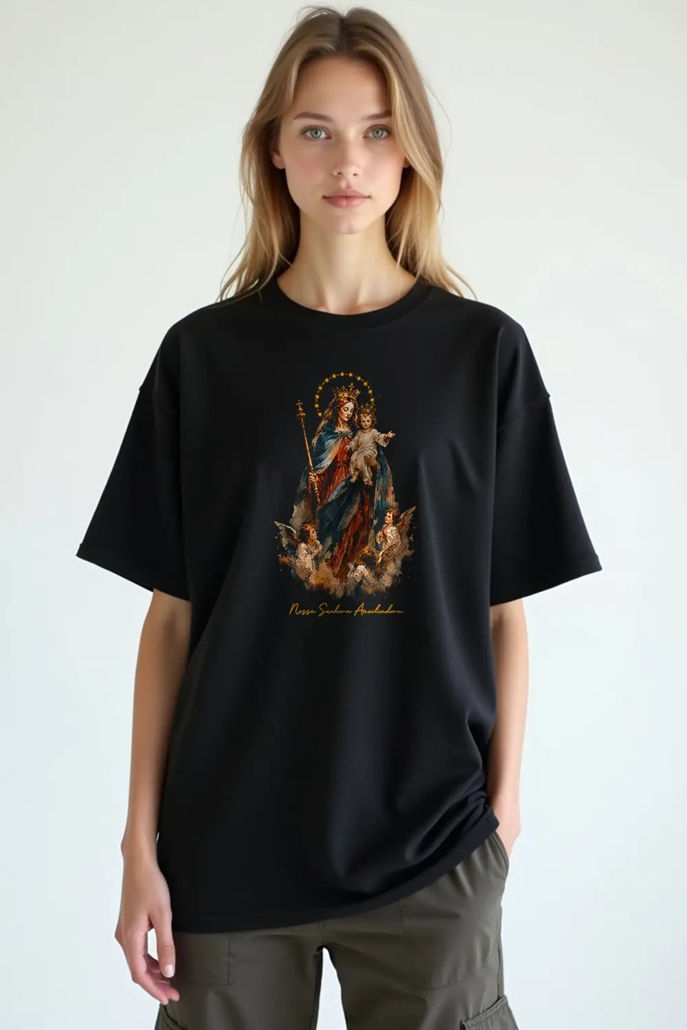 Camisa Oversized Nossa Senhora Auxiliadora