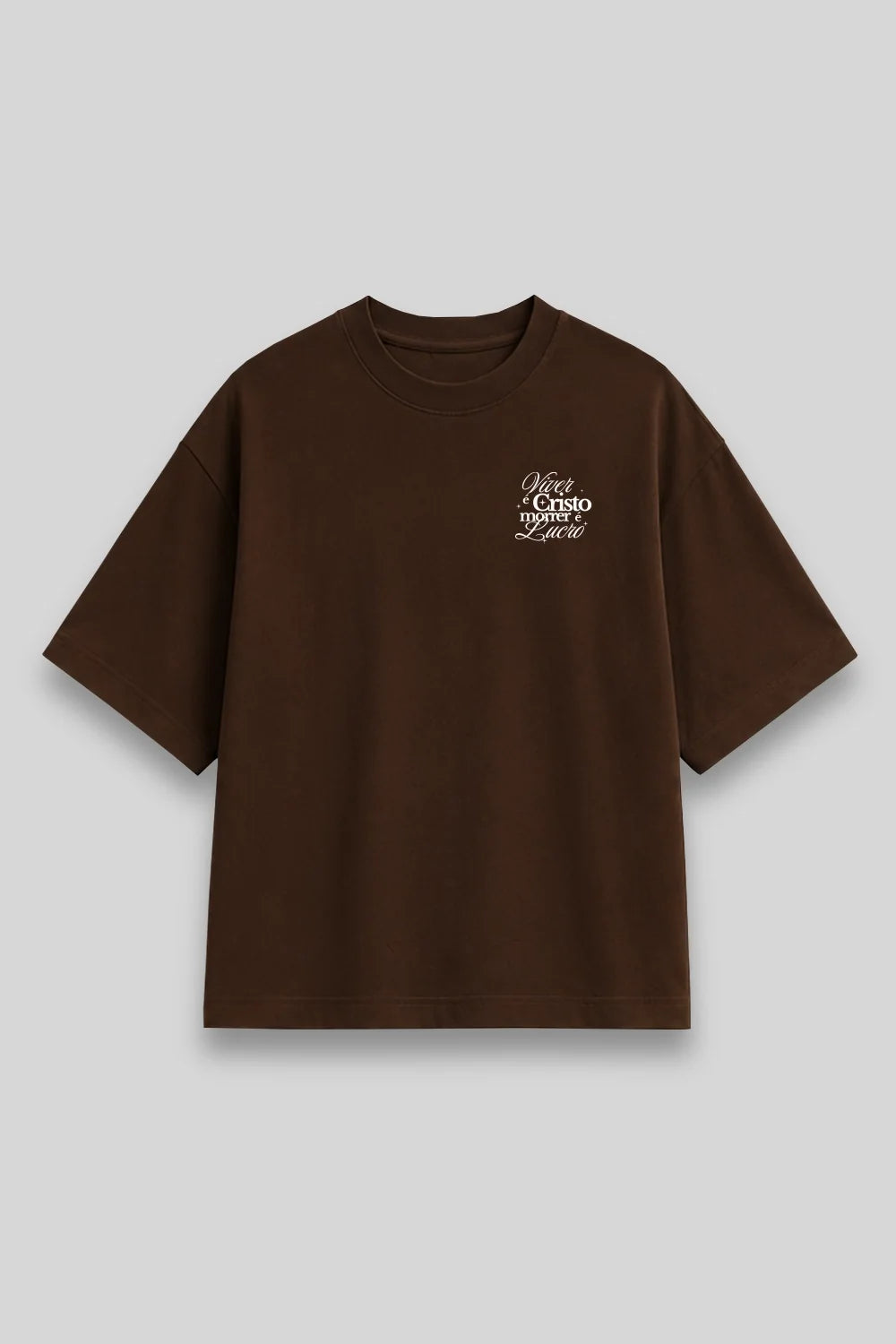 Camisa Oversized Viver é Cristo