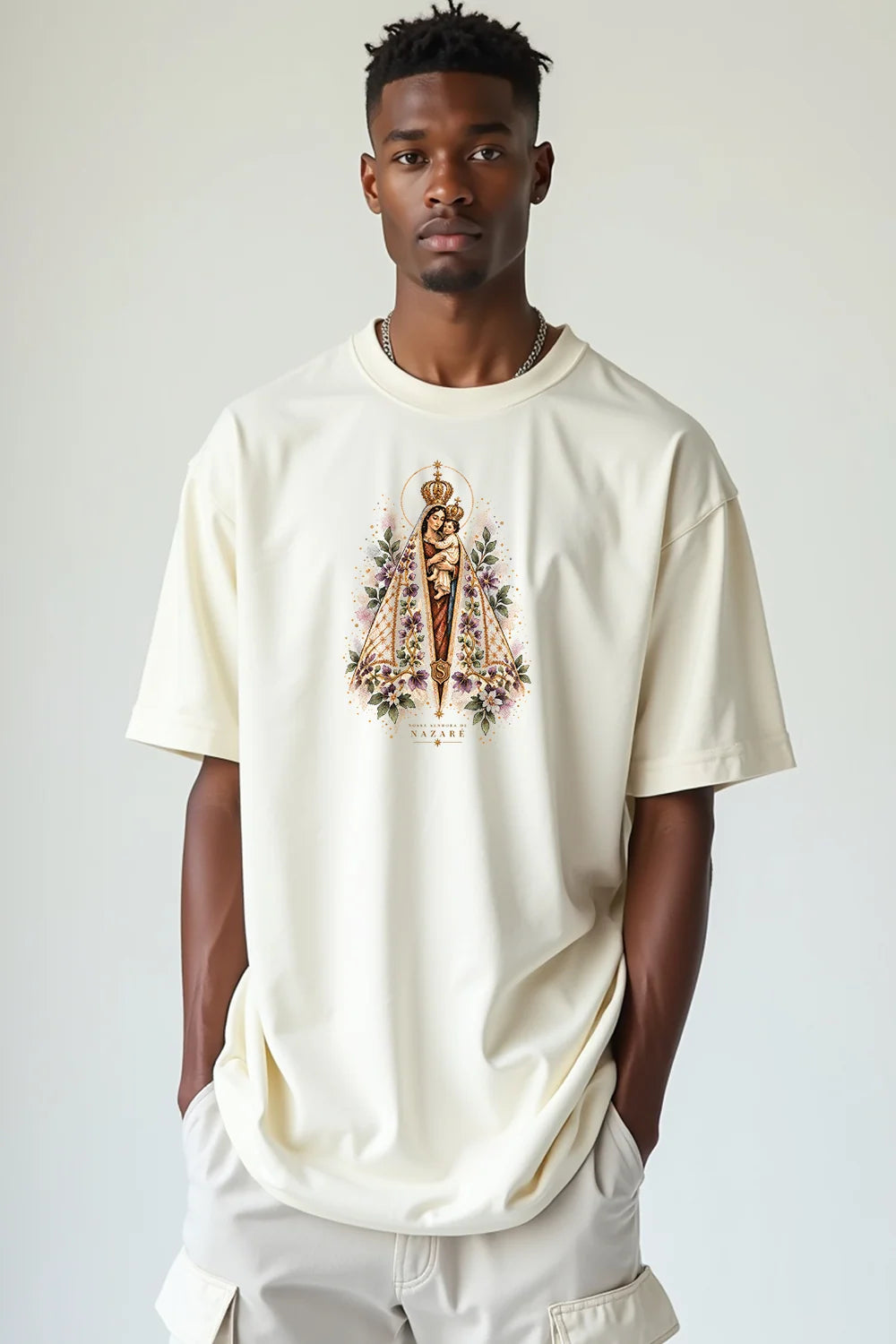 Camisa Oversized Nossa Senhora de Nazaré