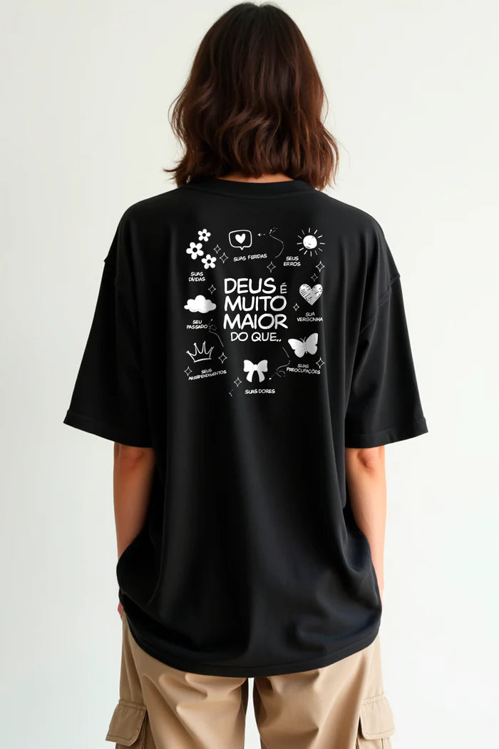 Camisa Oversized Deus é Maior