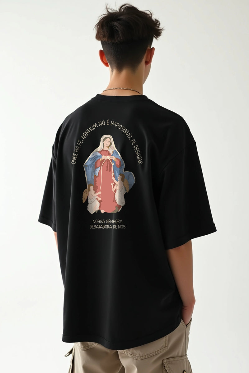 Camisa Oversized Nsa Desatadora de Nós