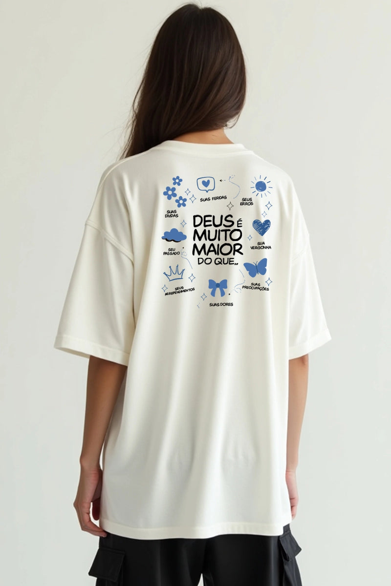 Camisa Oversized Deus é Maior