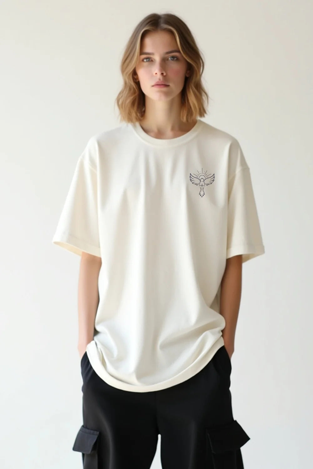 Camisa Oversized Direção do Alto