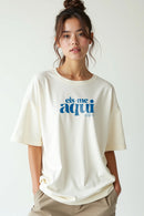 Camisa Oversized Eis-me Aqui