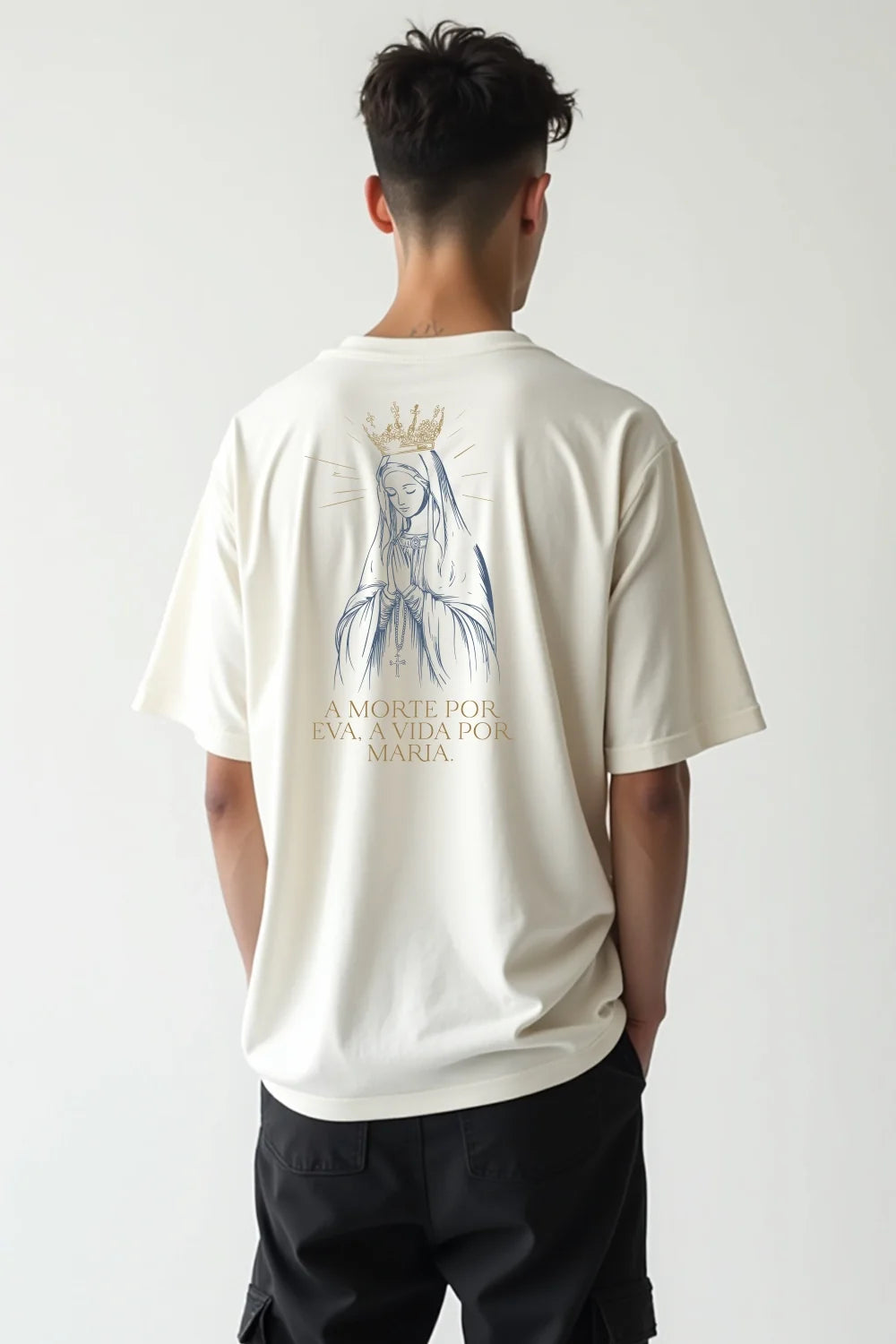 Camisa Oversized Nsa de Fátima
