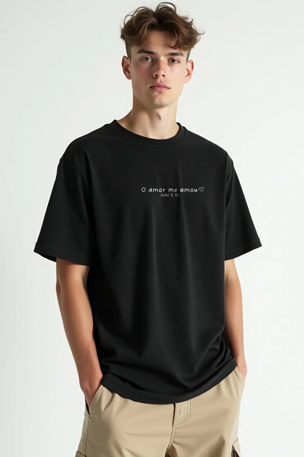 Camisa Oversized O Amor Me Amou