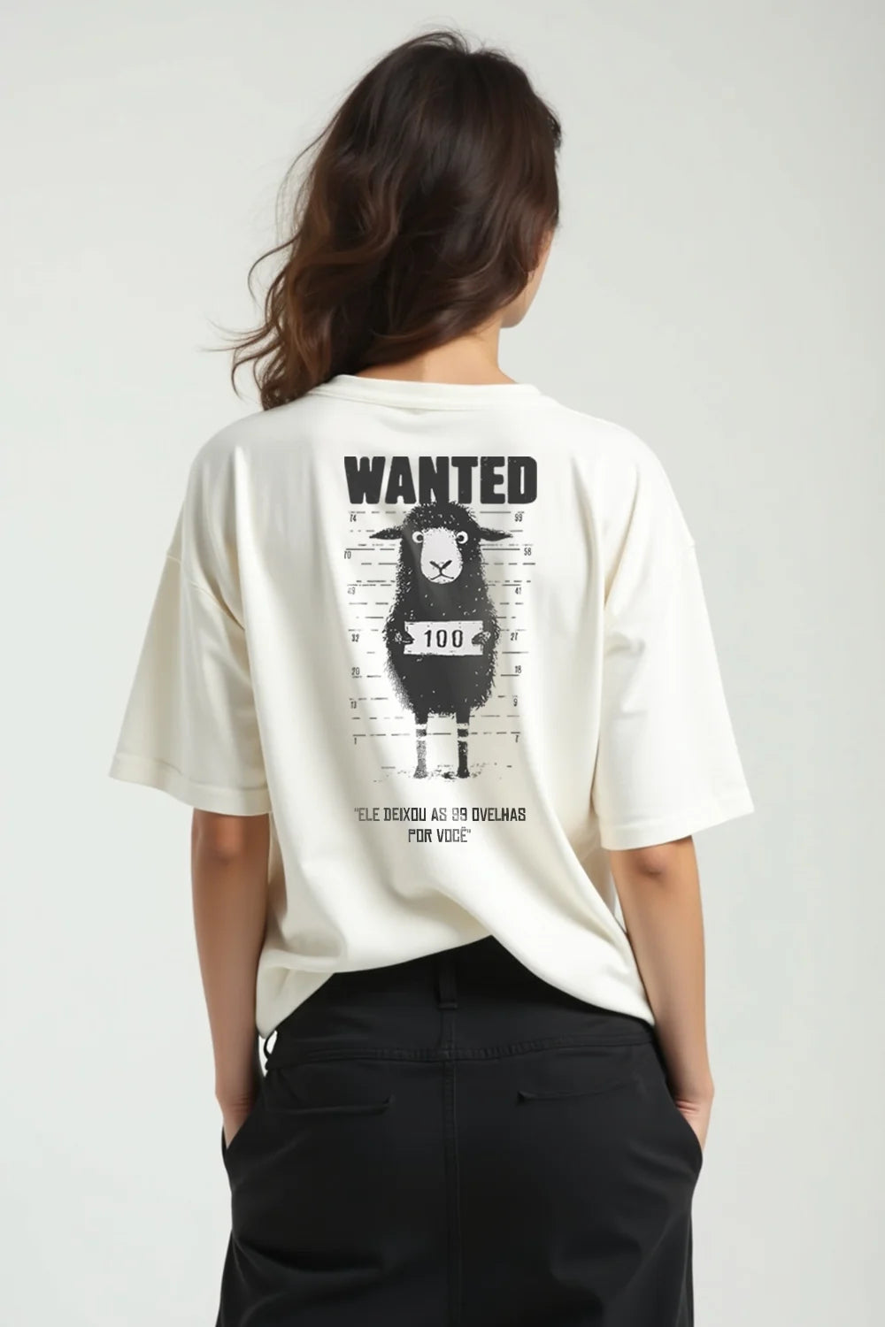 Camisa Oversized Ovelha #100