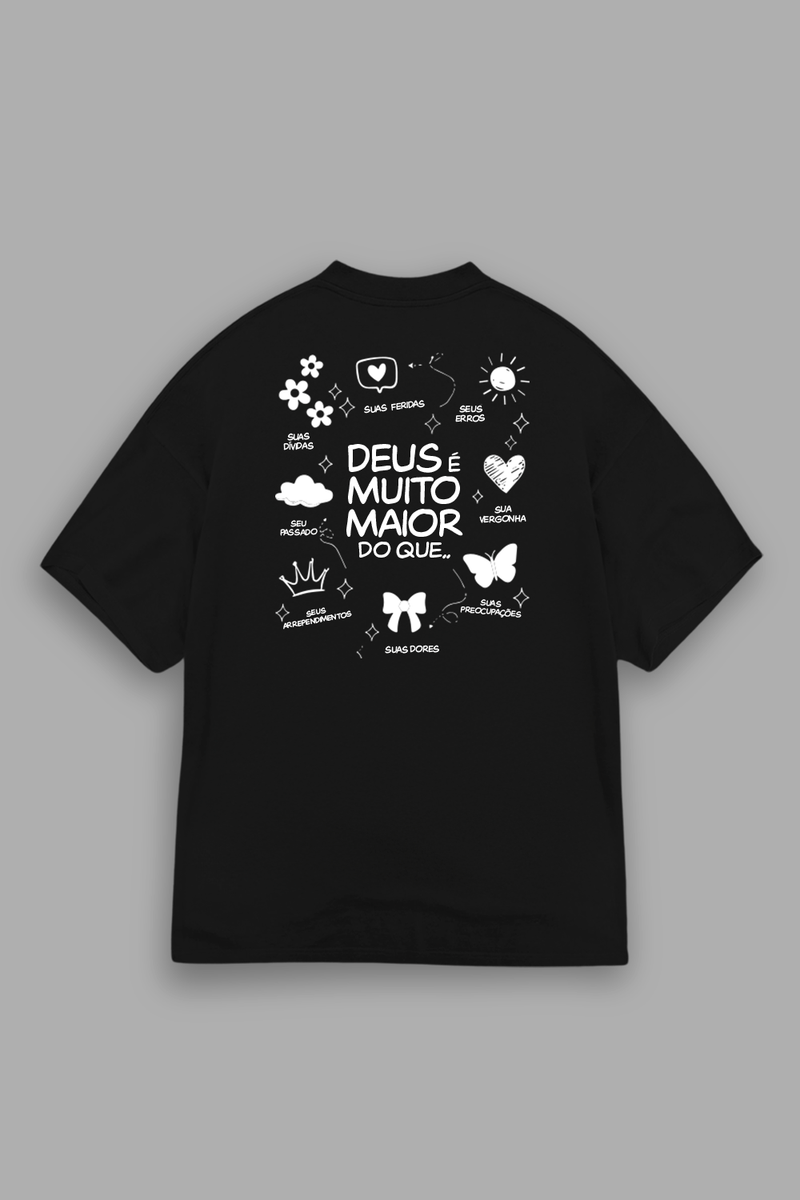 Camisa Oversized Deus é Maior