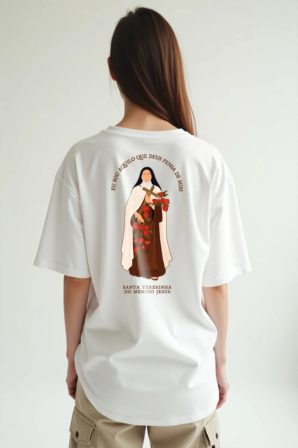 Camisa Oversized Santa Teresinha