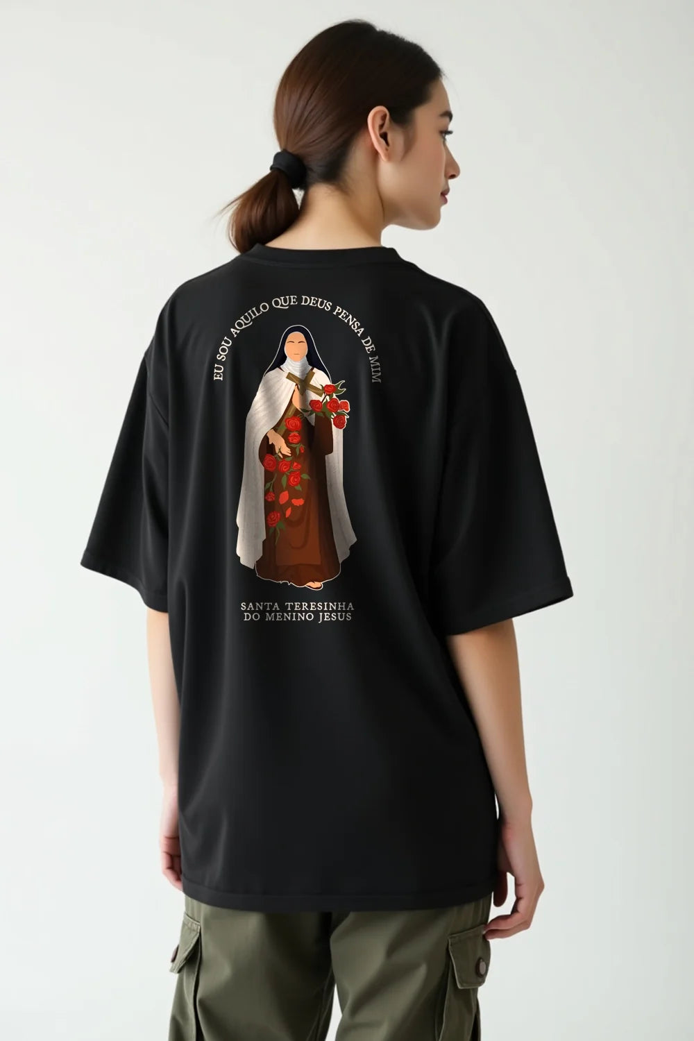 Camisa Oversized Santa Teresinha