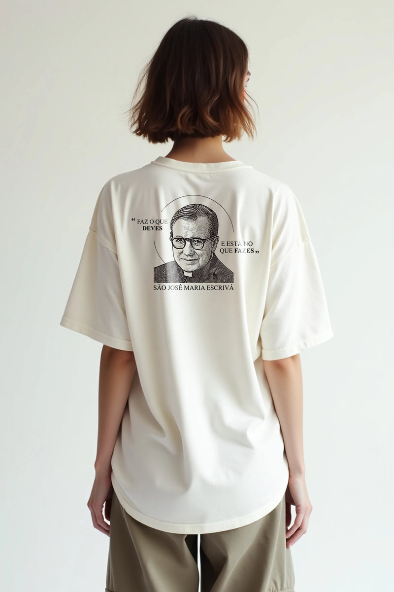Camisa Oversized São José Maria Escrivá