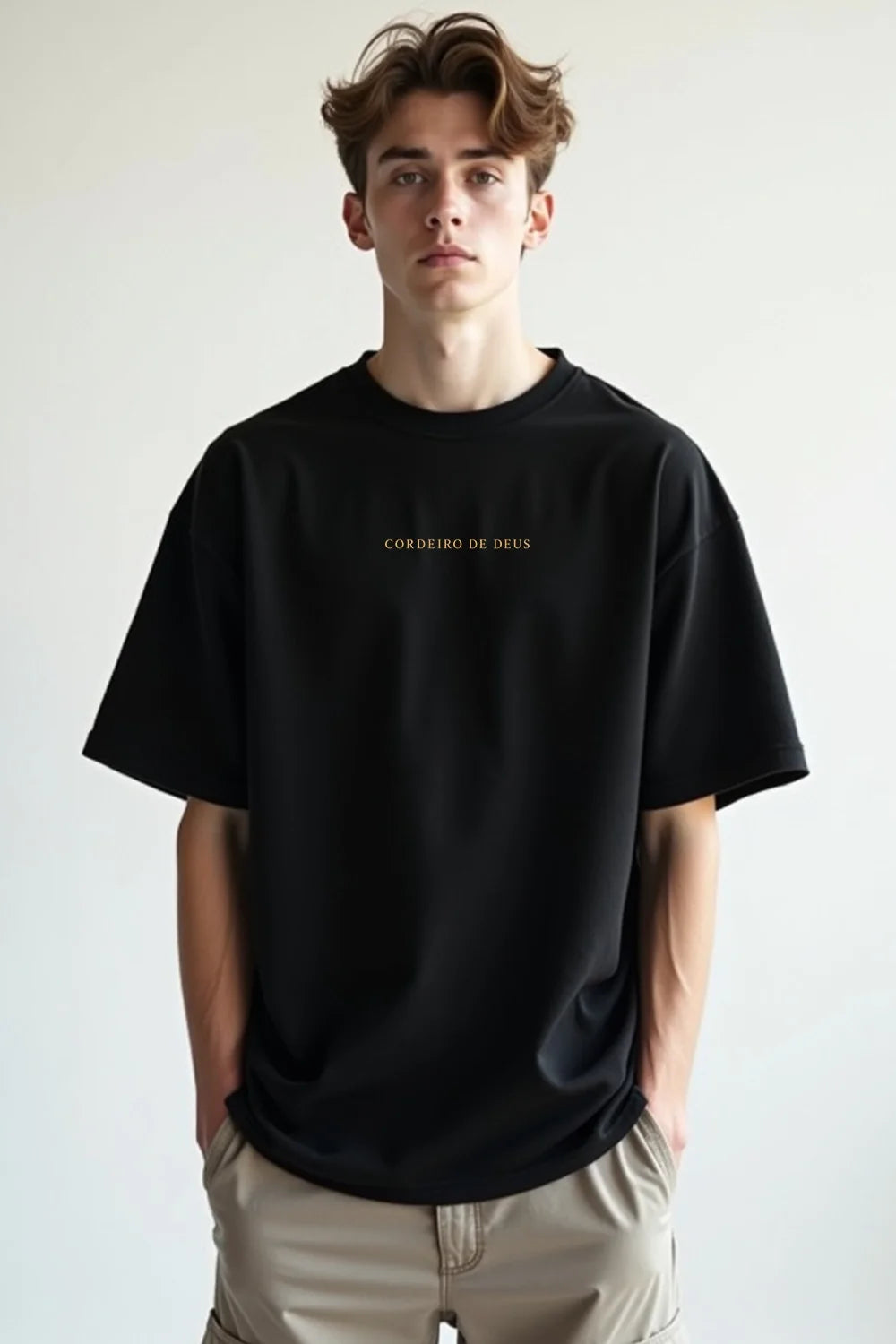 Camisa Oversized Cordeiro de Deus