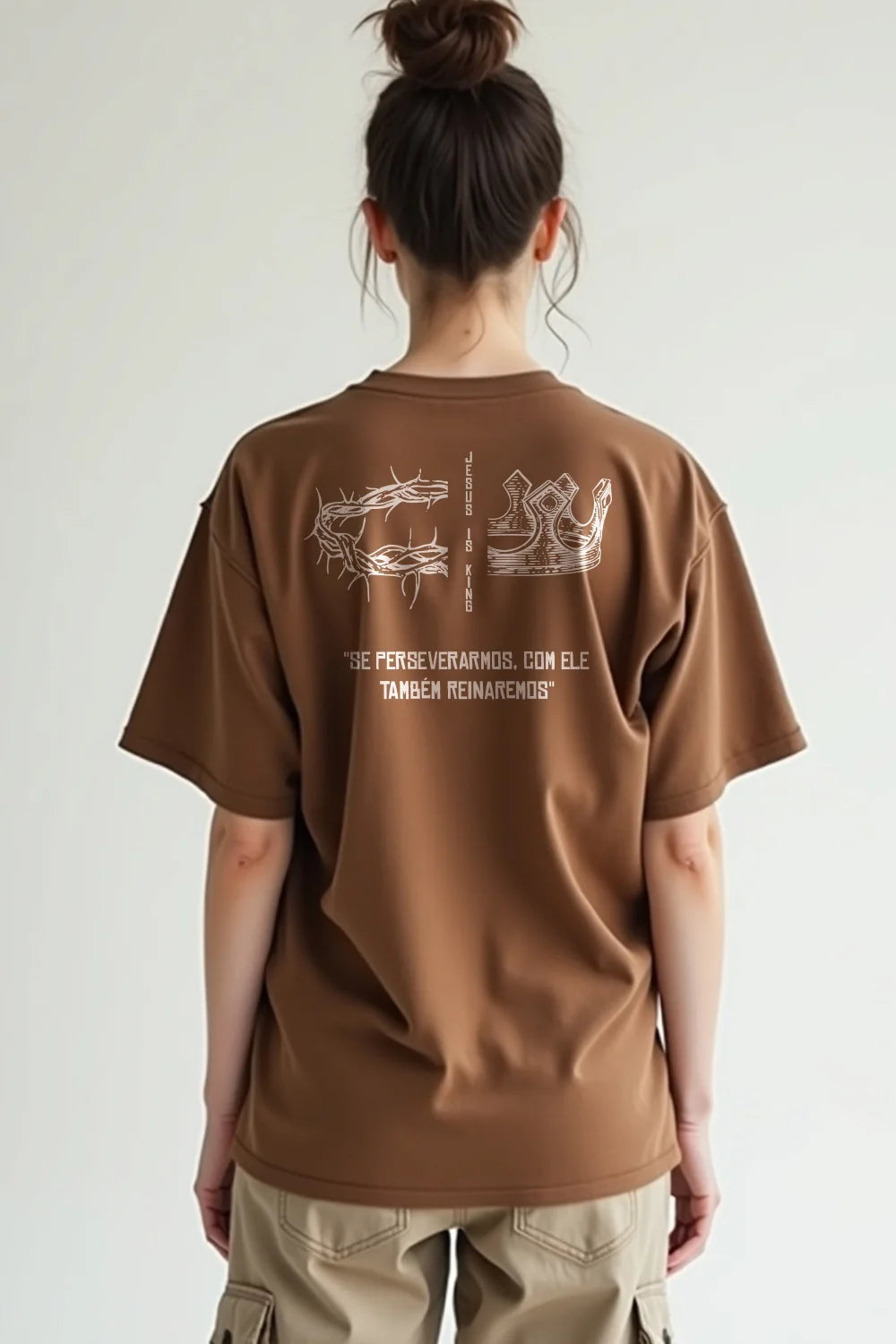 Camisa Oversized Da Cruz à Coroa